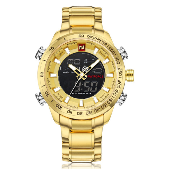 Men's Gold  Quartz Watch